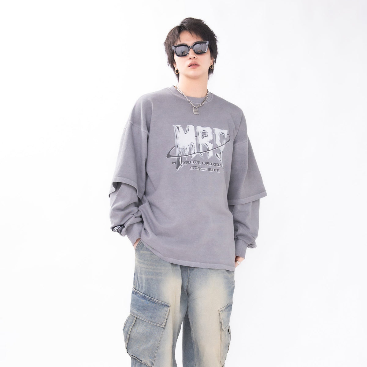 超高品質 MIRROR9 ミラーナイン Damage sweat setup / BK | artfive.co.jp