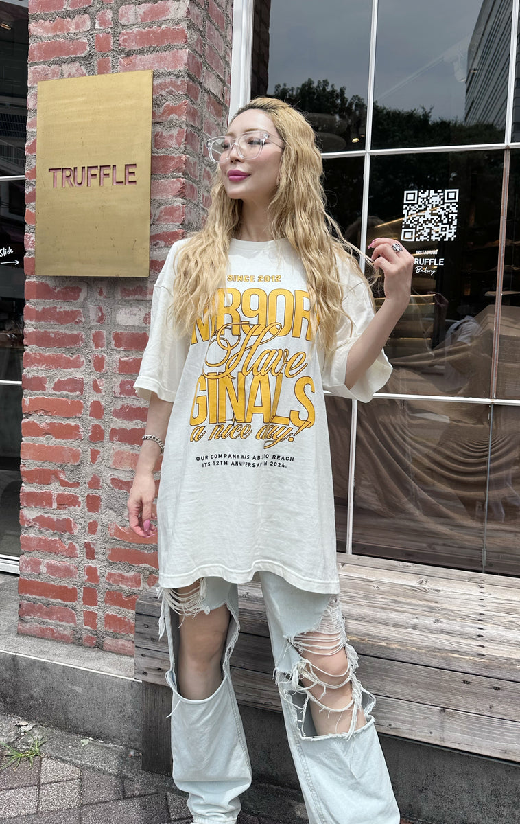 12TH Anniversary Tshirts/IVORY – MIRROR9