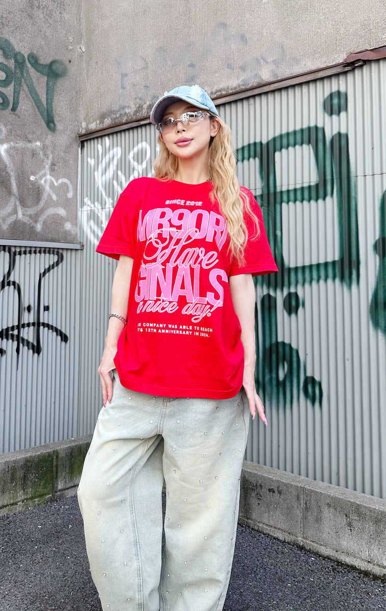 12TH Anniversary Tshirts/RED – MIRROR9