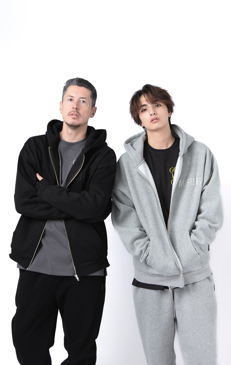 30%OFF】Embroidery zip hoodie/3color – MIRROR9