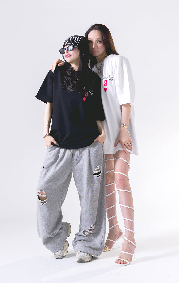5/23(土) 大阪POP UP先行発売アイテム】Wide damage sweat pants