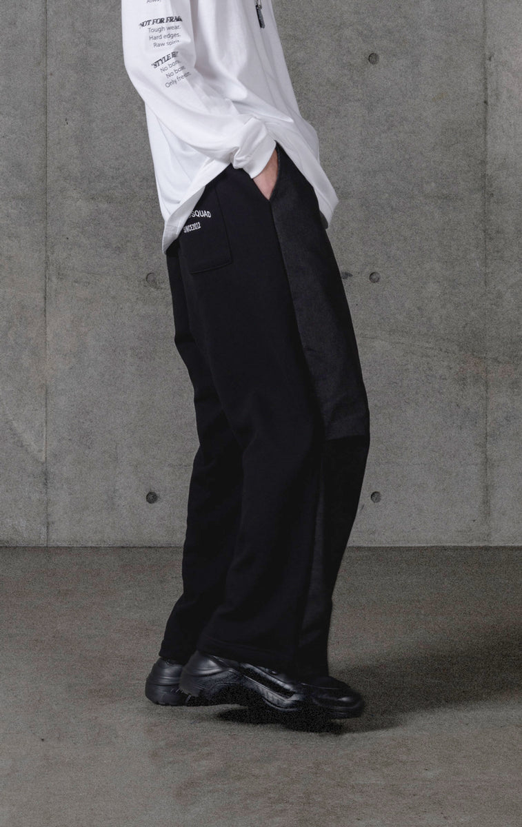 Denim sweat docking pants /2color – MIRROR9