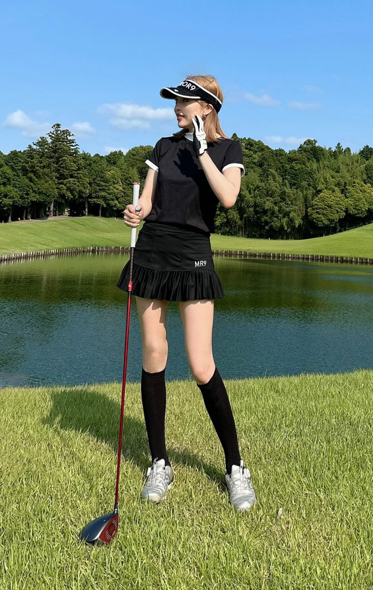新品タグ付き♡ミラーナインゴルフ♡Skirt layered leggings-