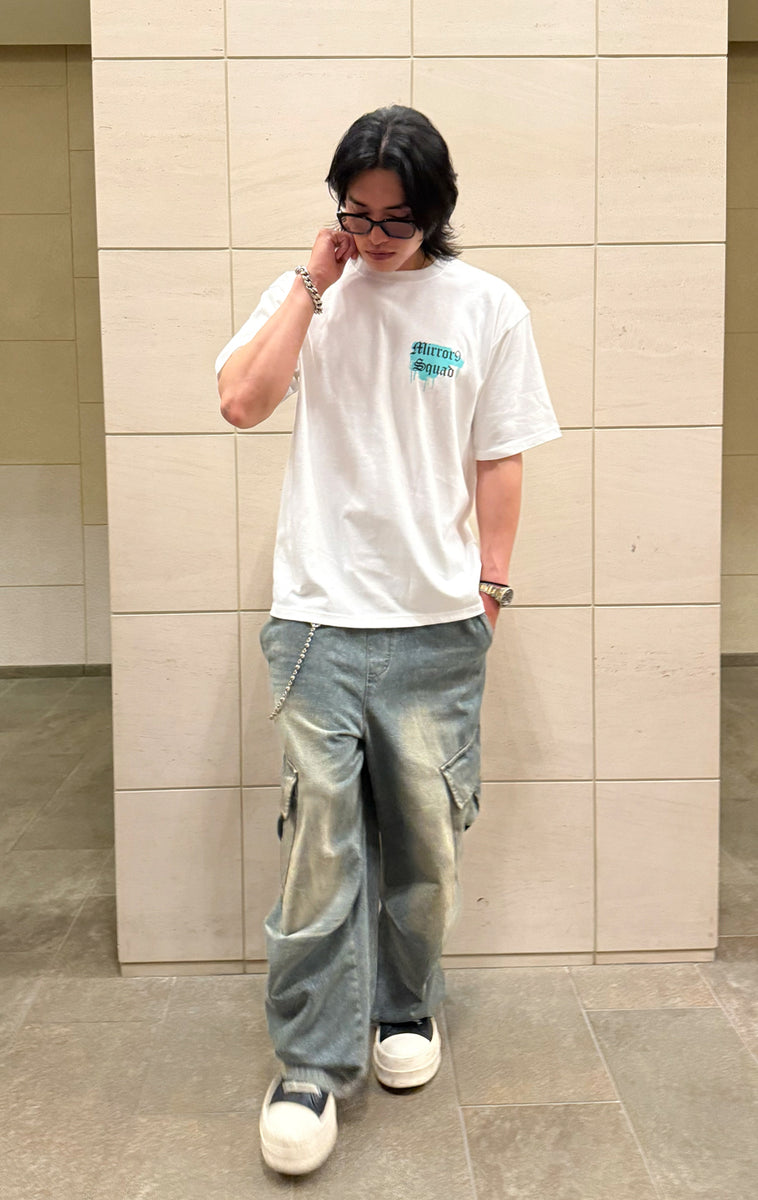 Wide cargo denim – MIRROR9