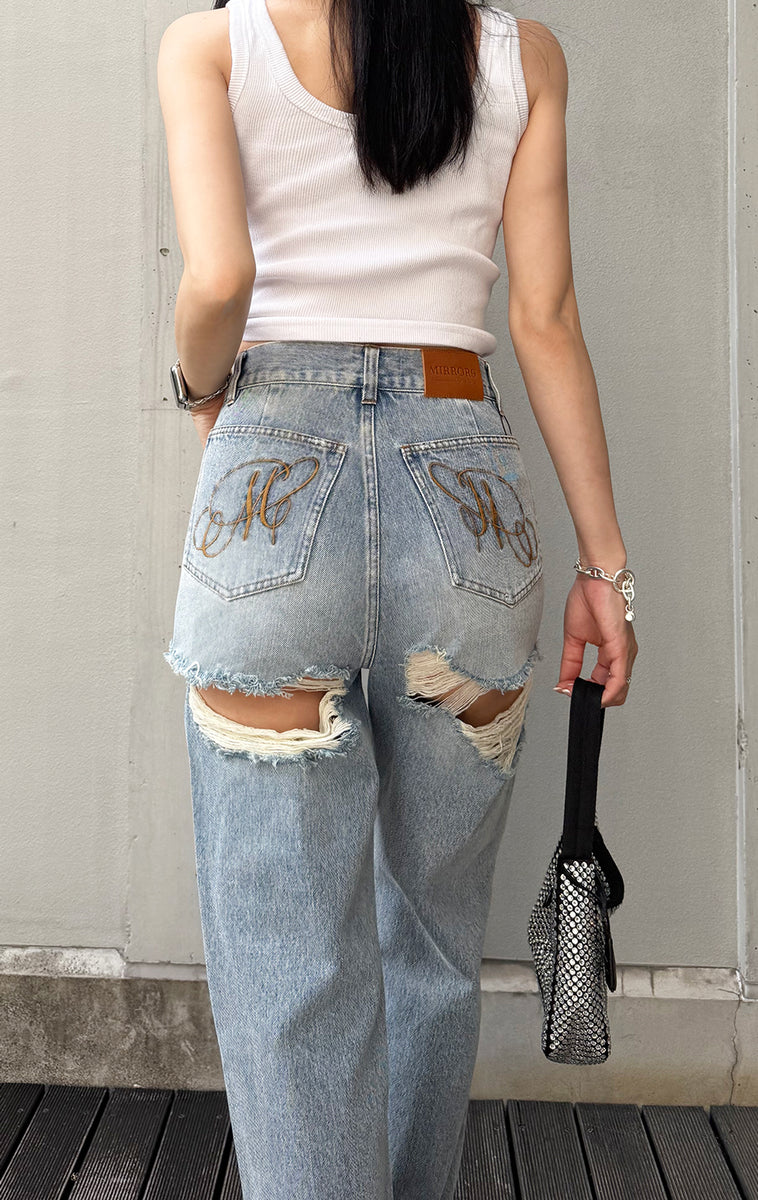 ミラーナイン Marie damage denim Marie damage denim – MIRROR9