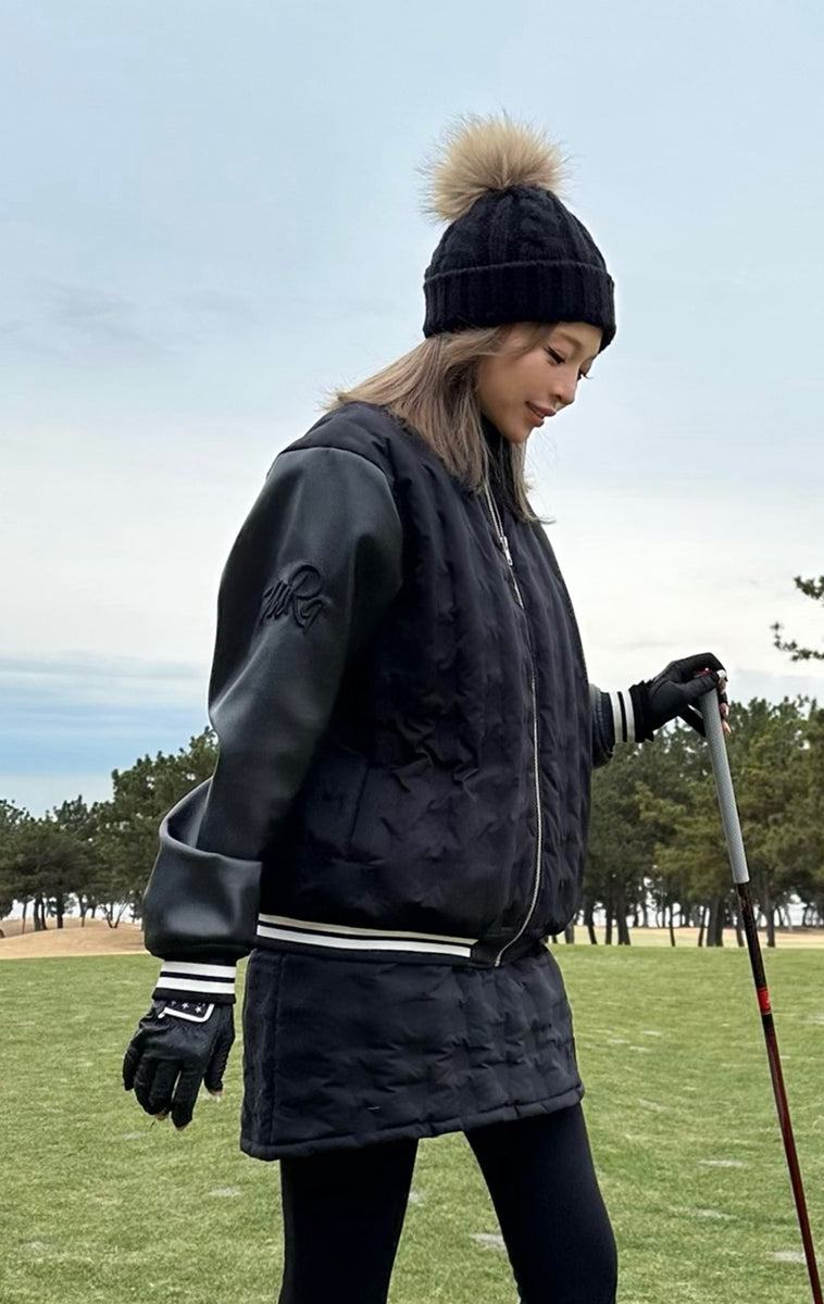 Warmer emboss blouson – MIRROR9