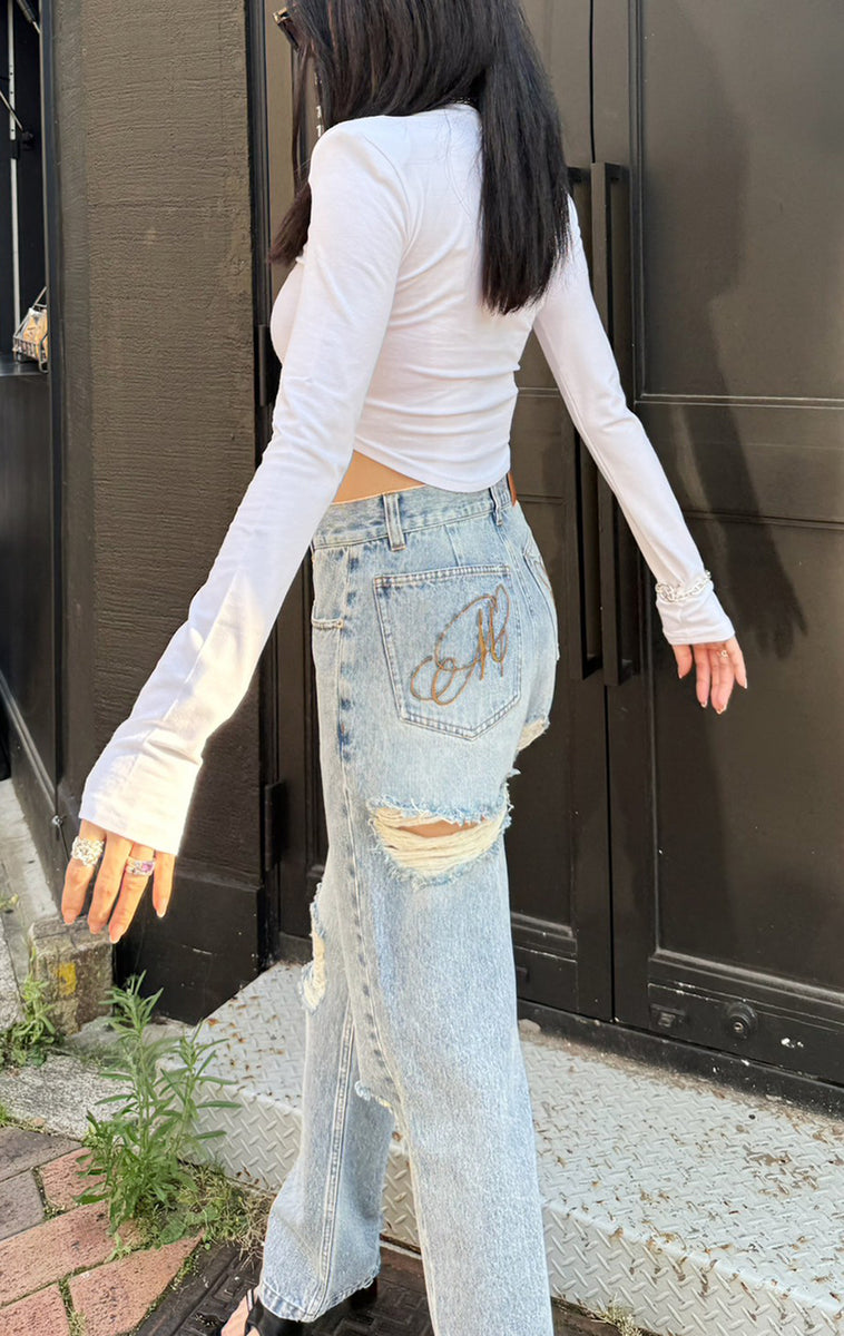 ミラーナイン　Marie damage denim Marie damage denim – MIRROR9