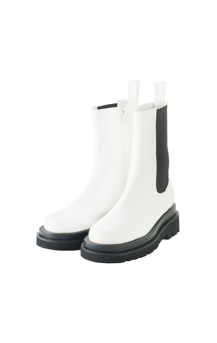 50%OFF】Side gore short boots/2color – MIRROR9