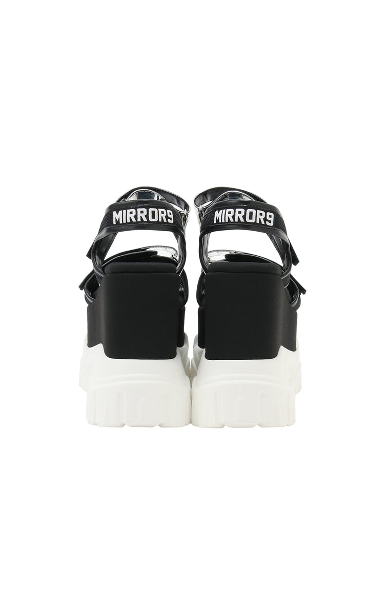 Sneaker sandal high/SILVER – MIRROR9