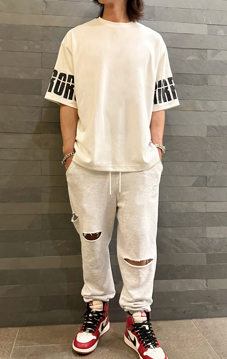 Damage sweat pants/2color – MIRROR9