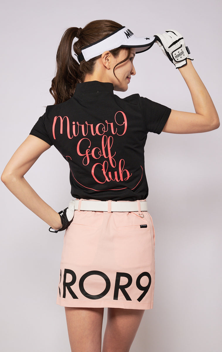 mirror9ゴルフ　logo wrap skortミニスカート