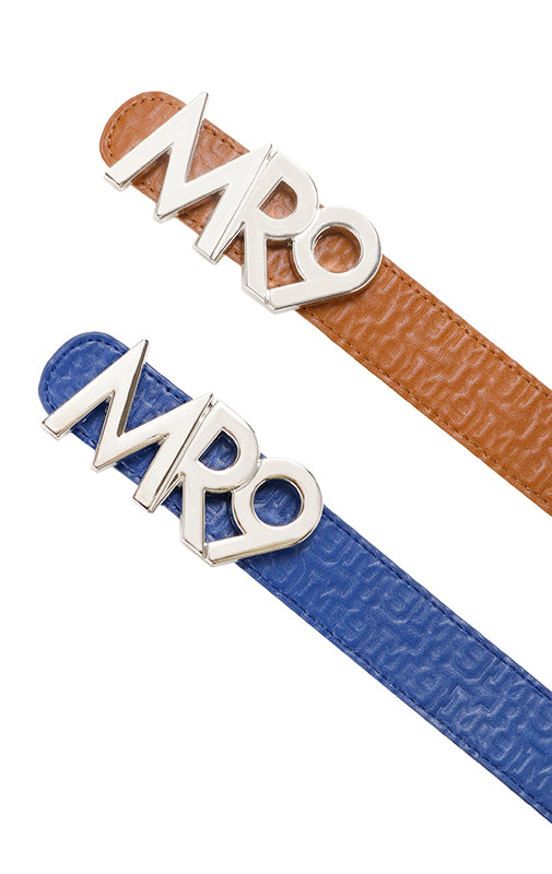 【50%OFF】MR9 logo reversible belt/2color