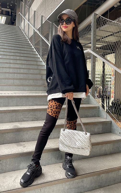 ミラーナイン Leopard docking leggings - レギンス/スパッツ