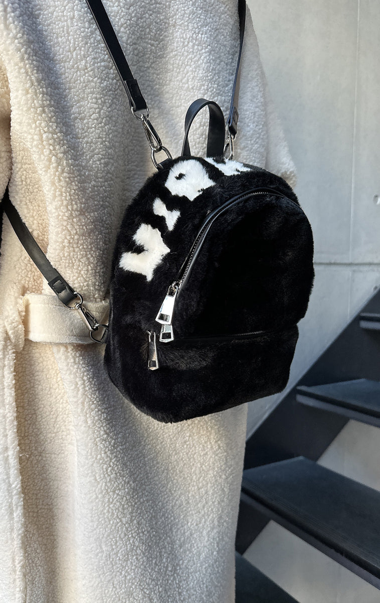 30%OFF】Fur mini backpac – MIRROR9