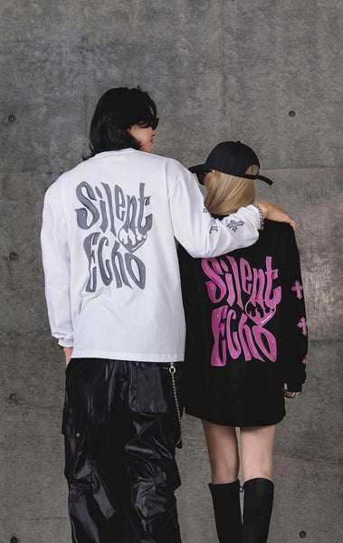 【予約商品】Silent echo long  sleeve Tshitrs/2color（11月中旬発送予定）
