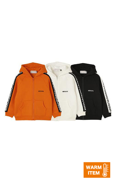 【OUTLET 70%OFF】Line logo zip hoodie/KIDS 3color