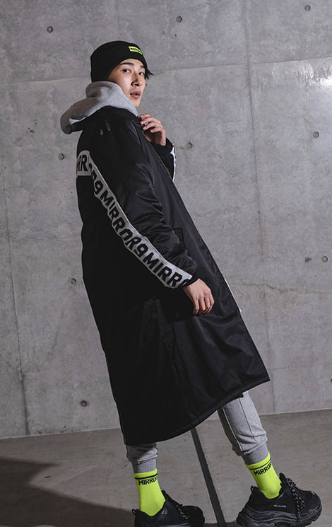 【60%OFF】 MIRROR9 Reversible long coat/2color