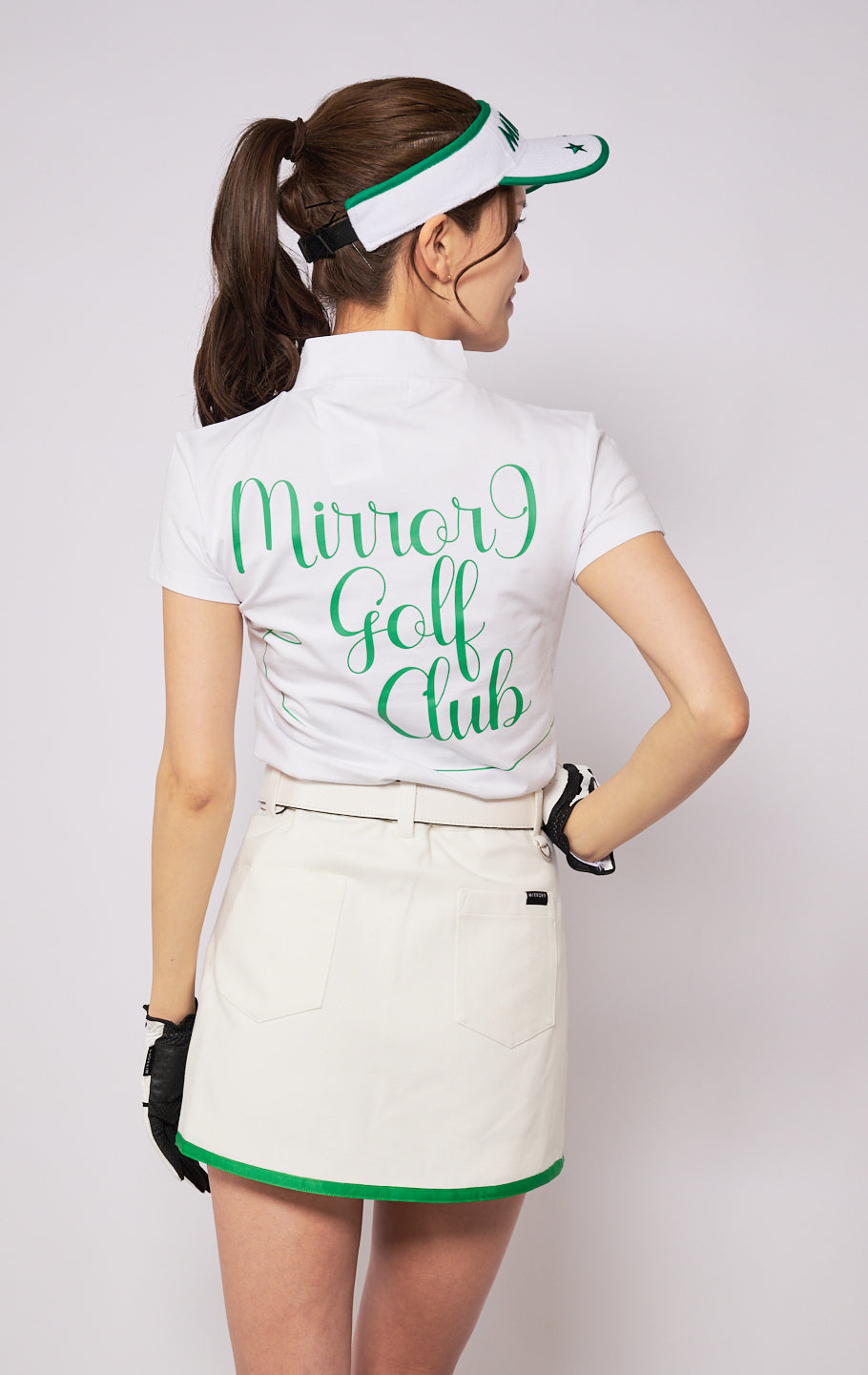 美品】MIRROR9 GOLF プリーツスカート チェックファッショ