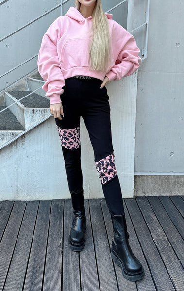 【50%OFF】Leopard docking leggings/2color